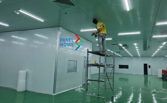 Thi công trần vách panel