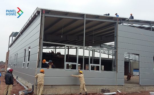Nhà lắp ghép bằng vật liệu nhẹ