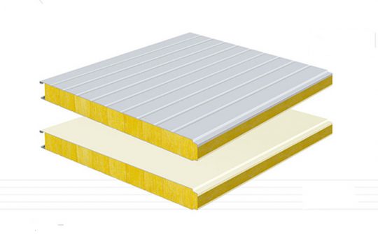 Panel bông thủy tinh – Vách trong+Trần