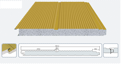 Panel EPS chống cháy – Vách ngoài