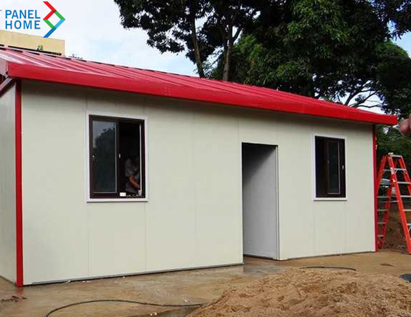 Thi công panel cho nhà tạm