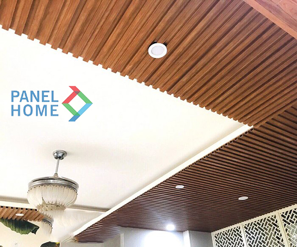 Trần nhựa gỗ composite mẫu 4