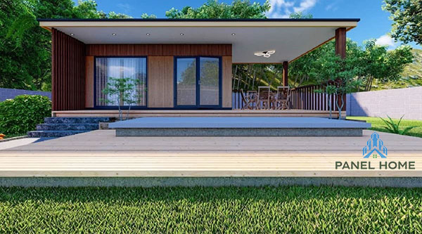 Mẫu 2 nhà lắp ghép 3 phòng ngủ kiểu Nhật hiện đại