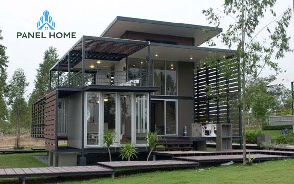  Mẫu 2 nhà lắp ghép panel TPHCM 2 tầng