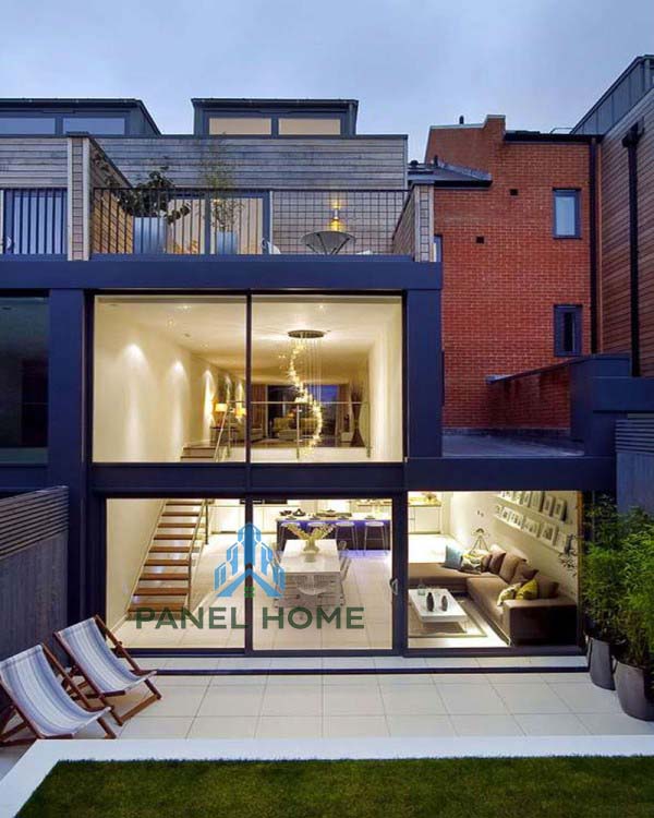 Mẫu 5 nhà panel lắp ghép 3 tầng