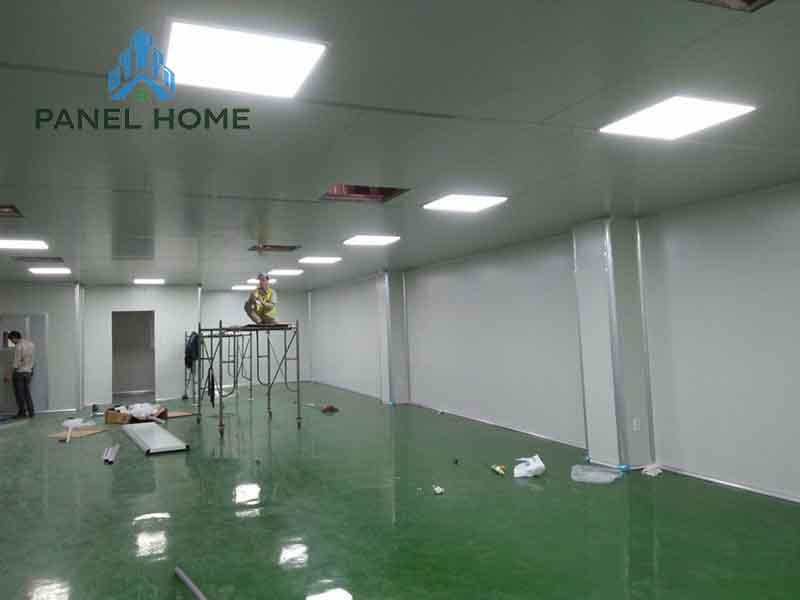 Quy trình thi công tấm panel phòng sạch tại TPHCM