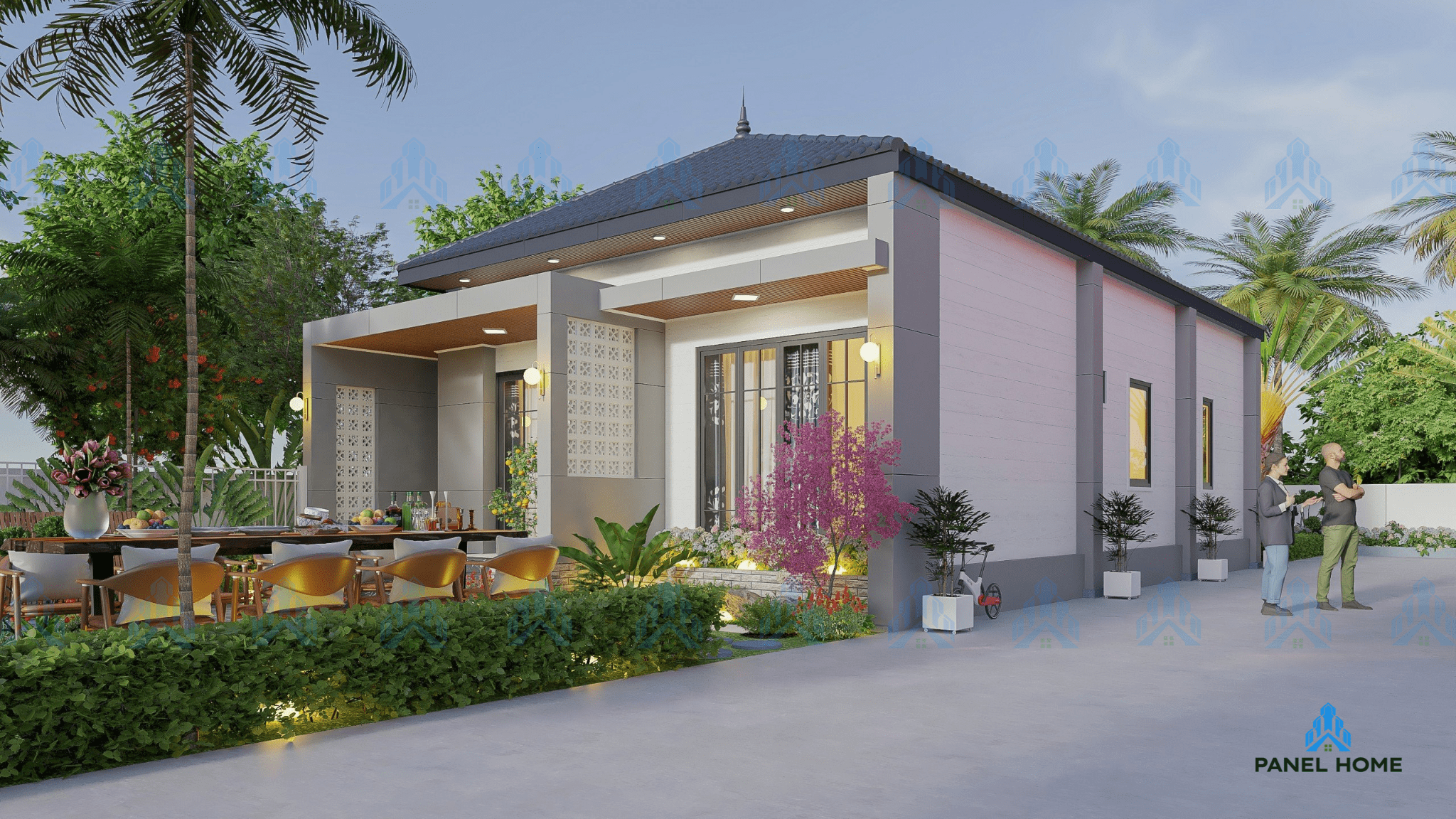 Mẫu thiết kế nhà lắp ghép 3 phòng ngủ
