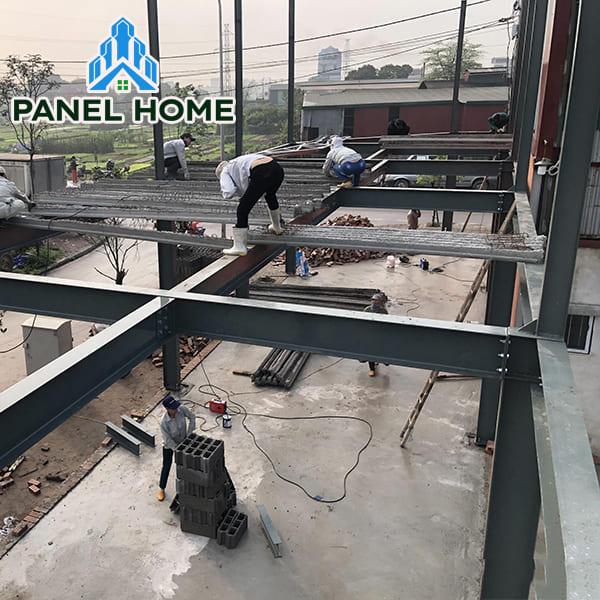 Báo giá thi công nhà lắp ghép khung sắt