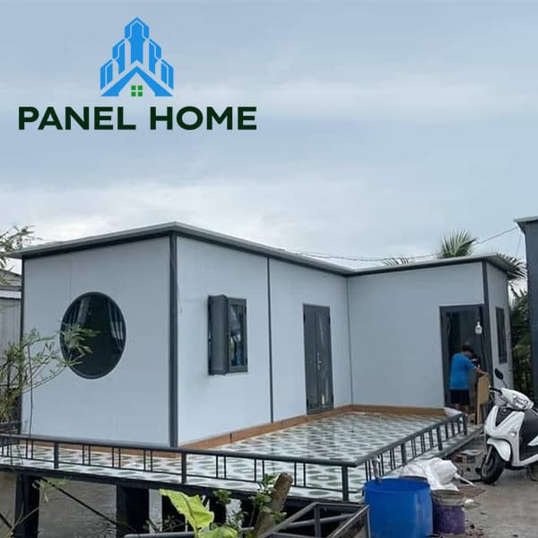 Mẫu 2 nhà tiền chế vách panel