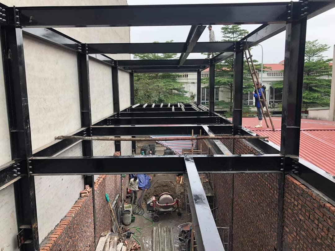 Vật liệu làm nhà lắp ghép khung thép